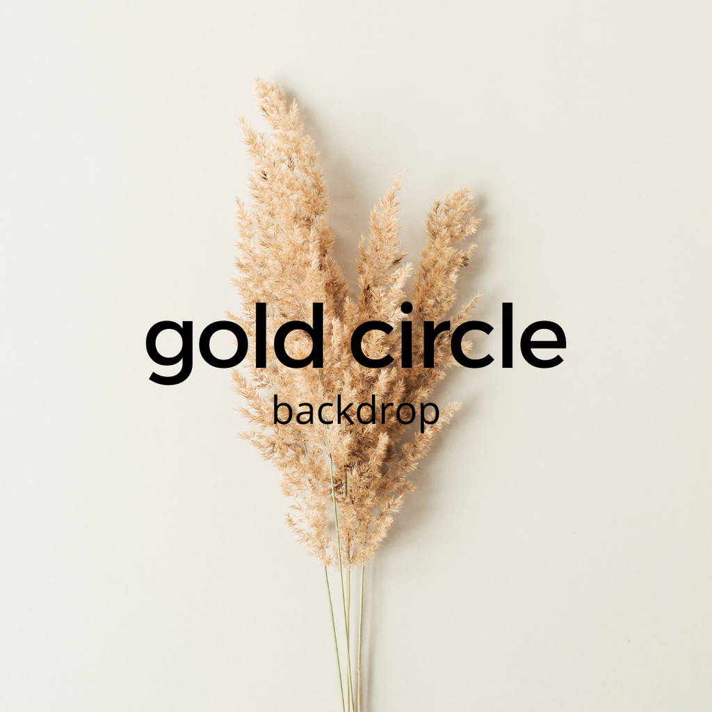 Push Rental: Gold Circle Arch